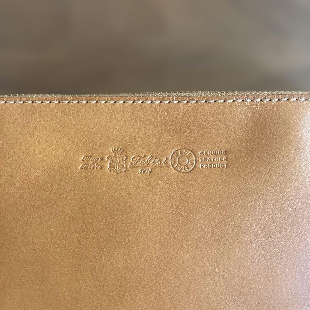 【新品未使用】Felisi フェリージ トラベルポーチ 1054 ブラウン