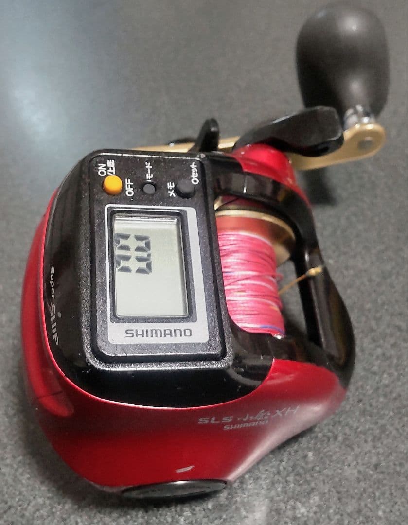 SHIMANO シマノ SLS小船 1000XH 右巻き　レッド