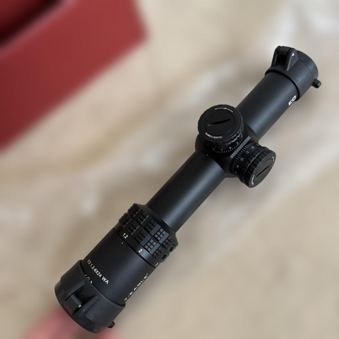 ライフルスコープ 1.2-6x24WA スコープマウント付き