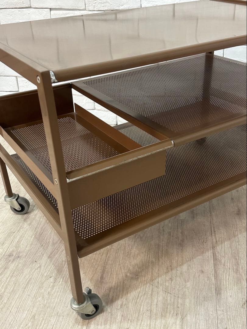 【東京都内23区配送無料】ビンテージ　インダストリアル　ワゴン　ガレージ　収納