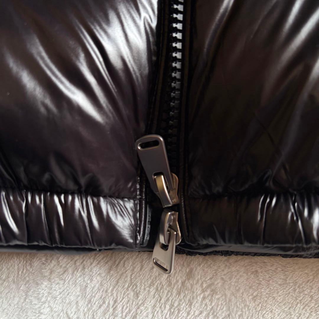 【美品】ZARAダウンジャケット パフ M ショート丈 光沢 ブラック