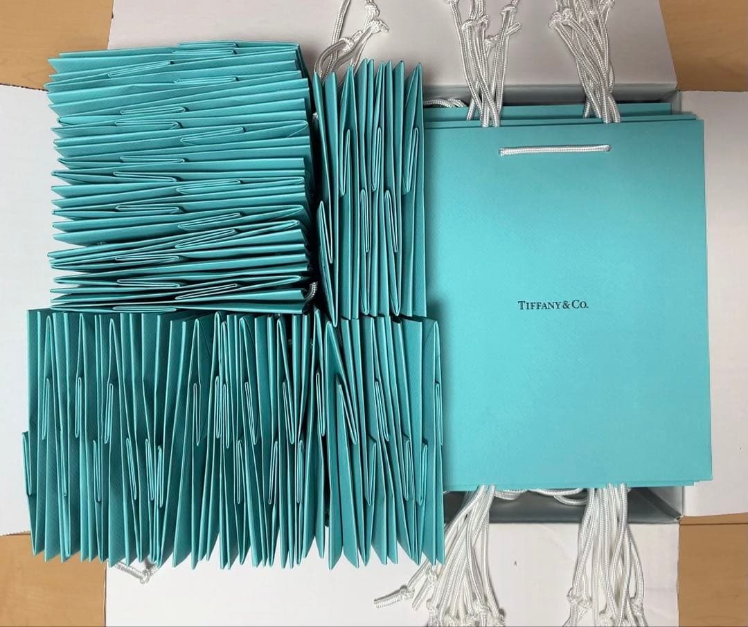 Tiffany & Co. ショップ袋 ティファニー紙袋 100枚キレイな未使用