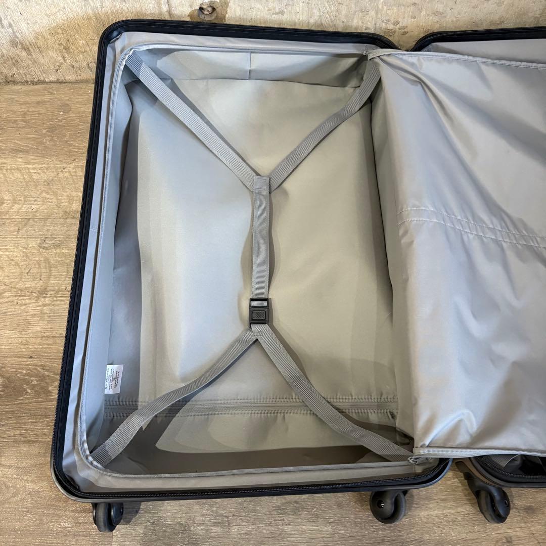 MUJI 無印良品 バーの高さを自由に調節できるストッパー付きキャリー 85L