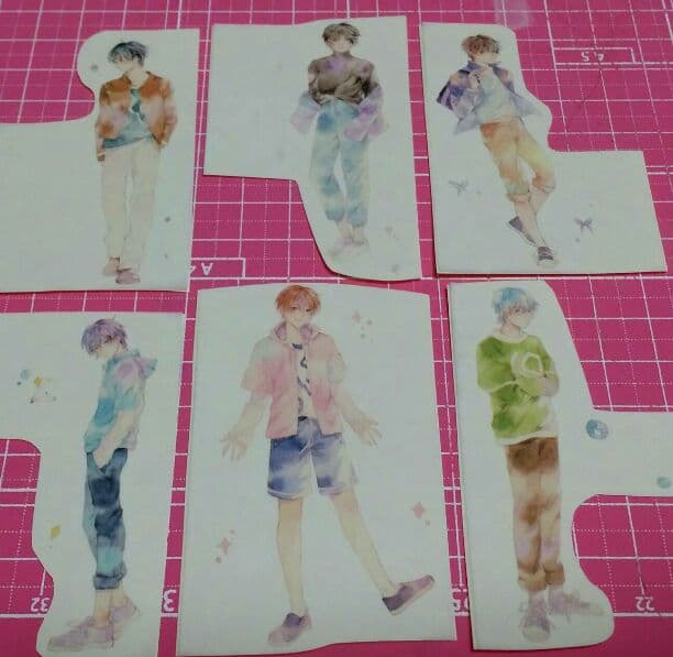 146.人物マステ1ループ切り売り120円