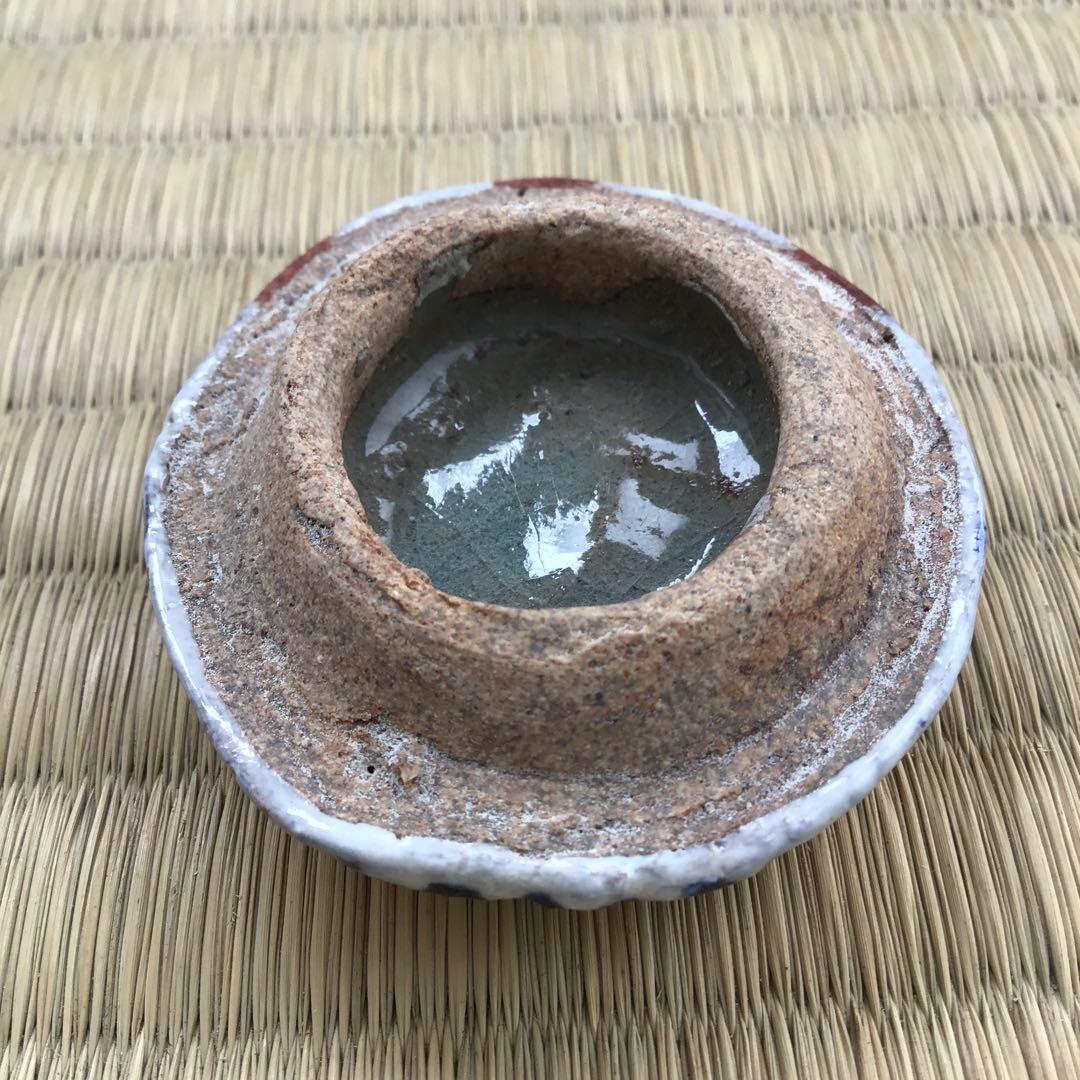 茶道具　香合　川蝉香合　出雲焼　楽山窯　長岡住右衛門(空権)造　共箱　S99KG