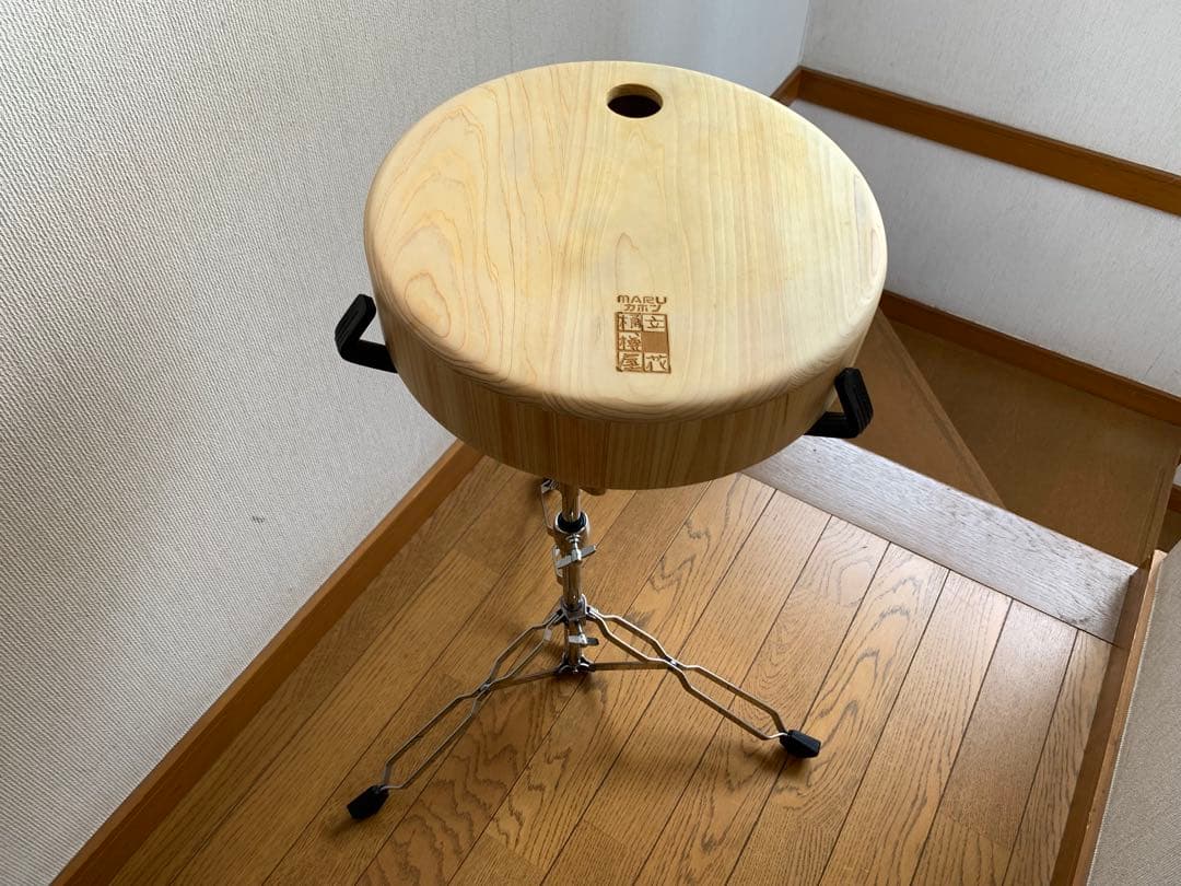 MARU CAJON 丸カホン Percussion スタンド付き