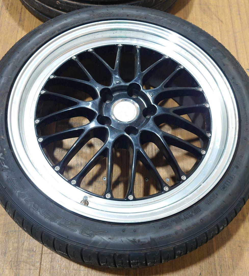 19インチ メッシュホイール レアマイスター 段リム