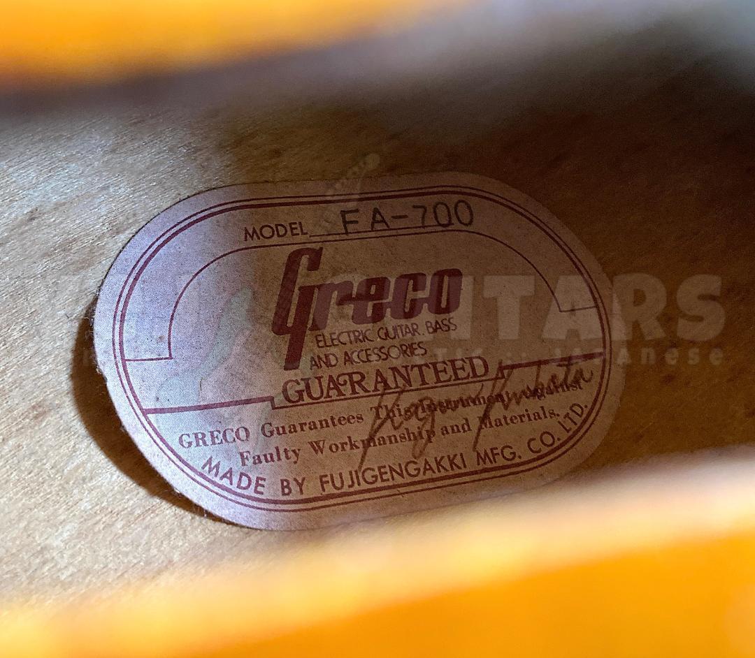 ギター GRECO FA-700 ES175 FULL BODY1982 MIJ