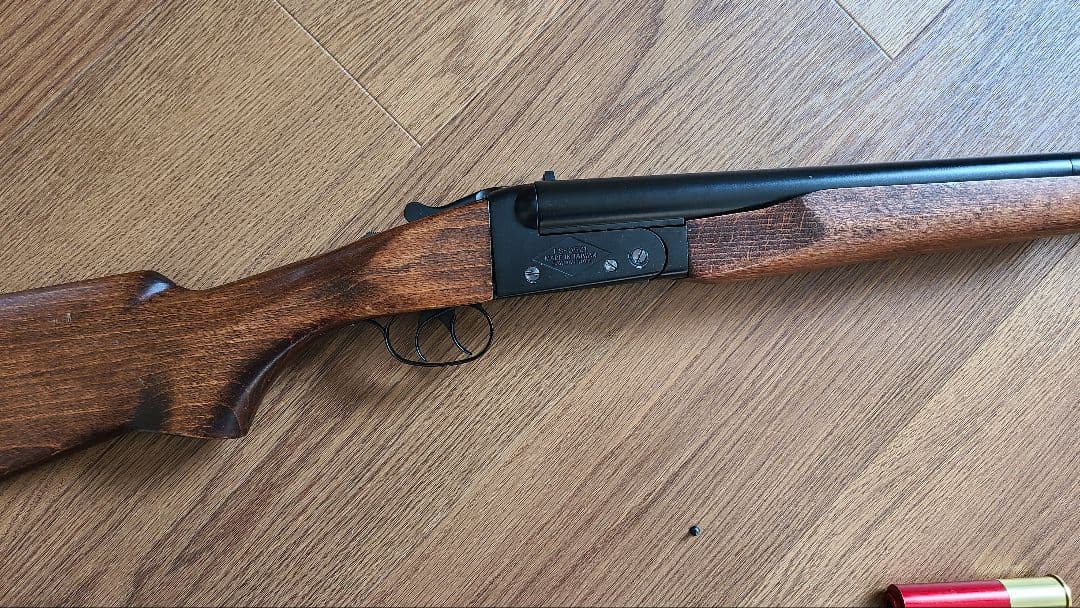 ジャンク 華山マッドマックスダブルバレルショットガンシェル２個付きエアガン18禁