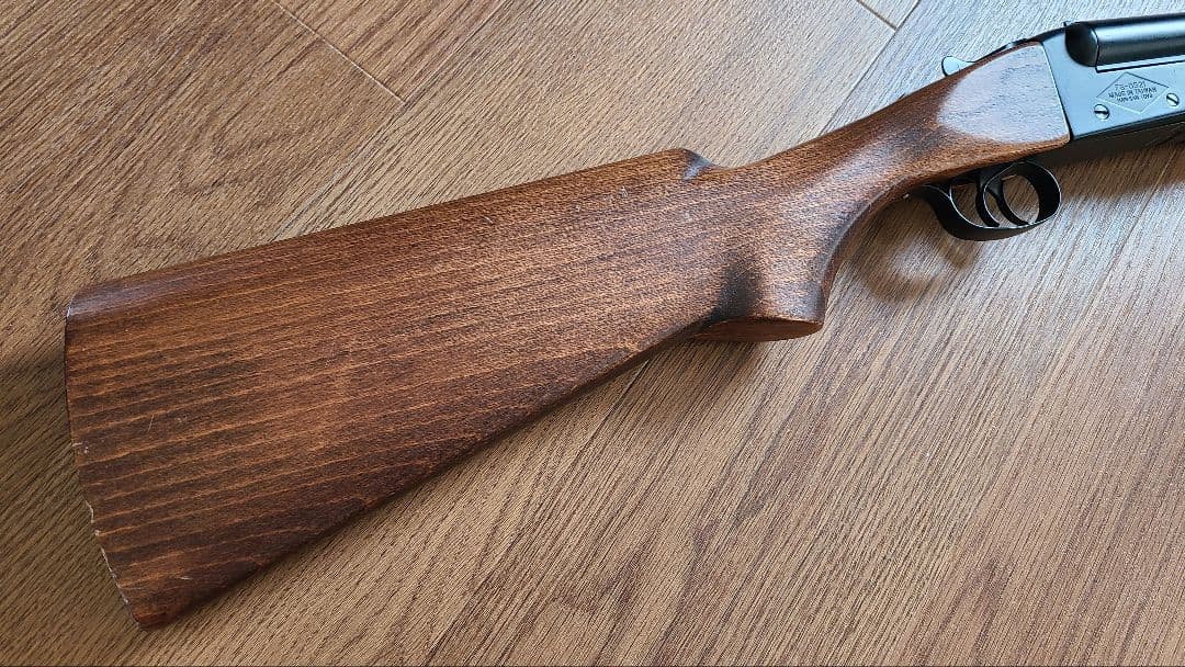 ジャンク 華山マッドマックスダブルバレルショットガンシェル２個付きエアガン18禁