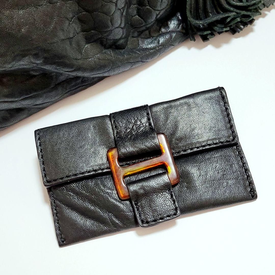 【Lucy's Luxuries】レザーキャリーバッグ ブラック ユニセックス