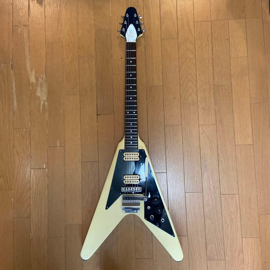 【USED】Greco フライングV バイブラーロ（板バネ）搭載