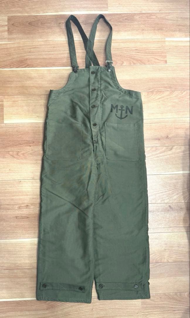 50's フランス軍 デッキパンツ デッドストック ステンシル