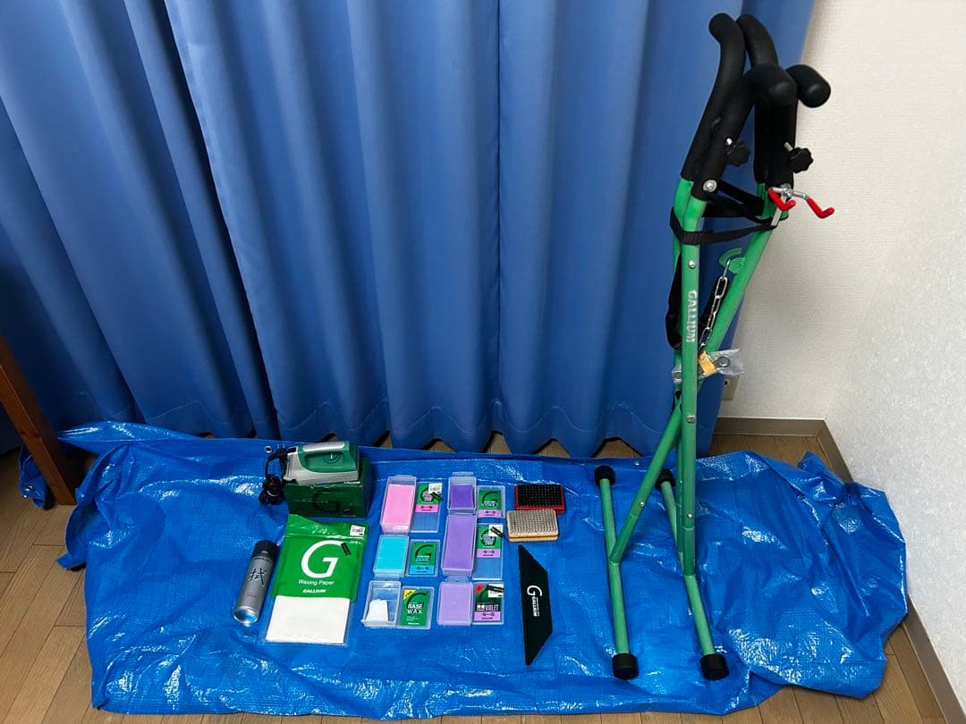 GALLIUM スタンドスノーボードメンテナンスセット ワックス未使用品あり