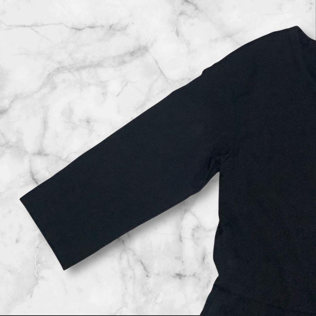 かりん✨マーガレットハウエル ソフトフランネル ブラックドレスワンピース