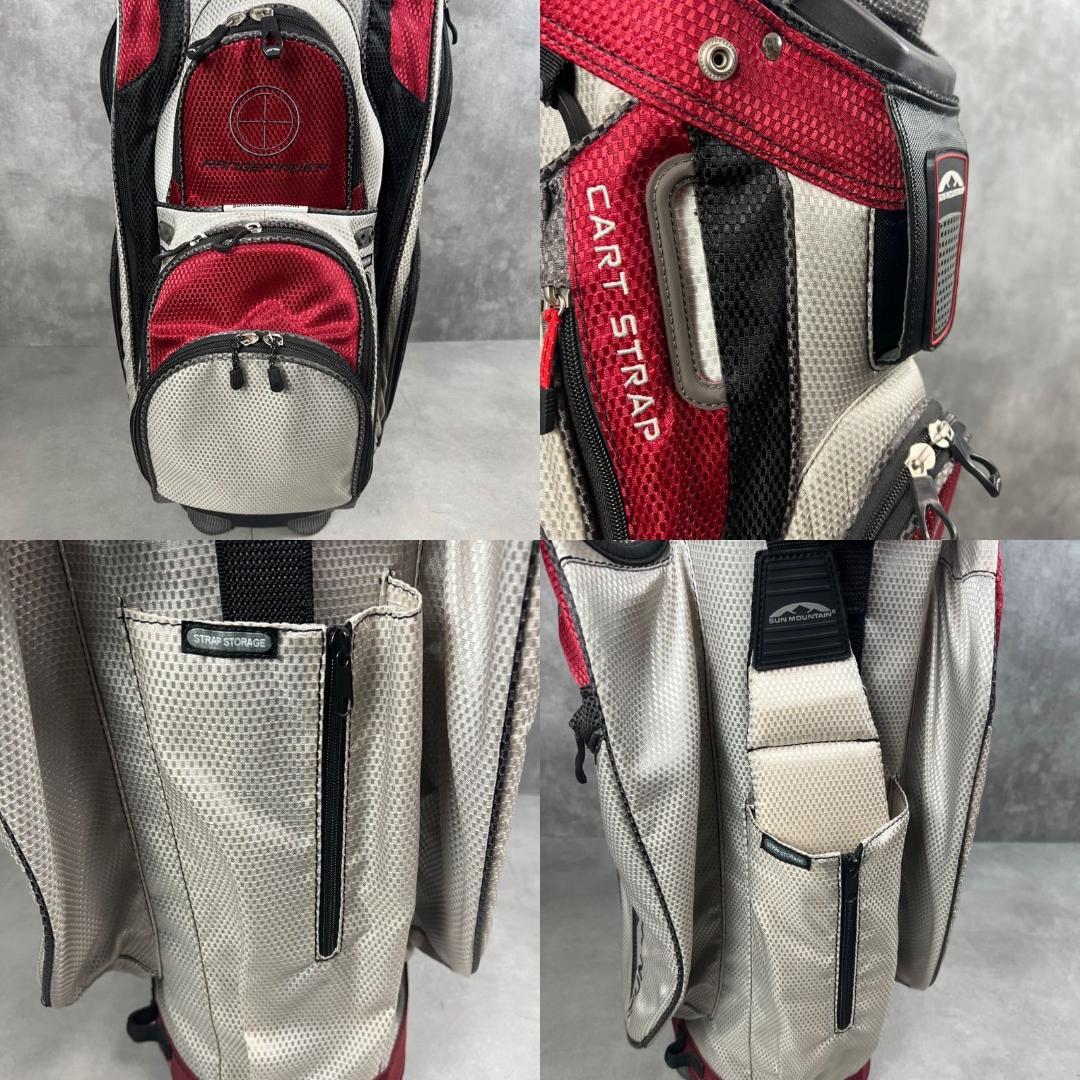 人気　サンマウンテン　キャディバッグ　C130　ハワイ限定　15分割　カート