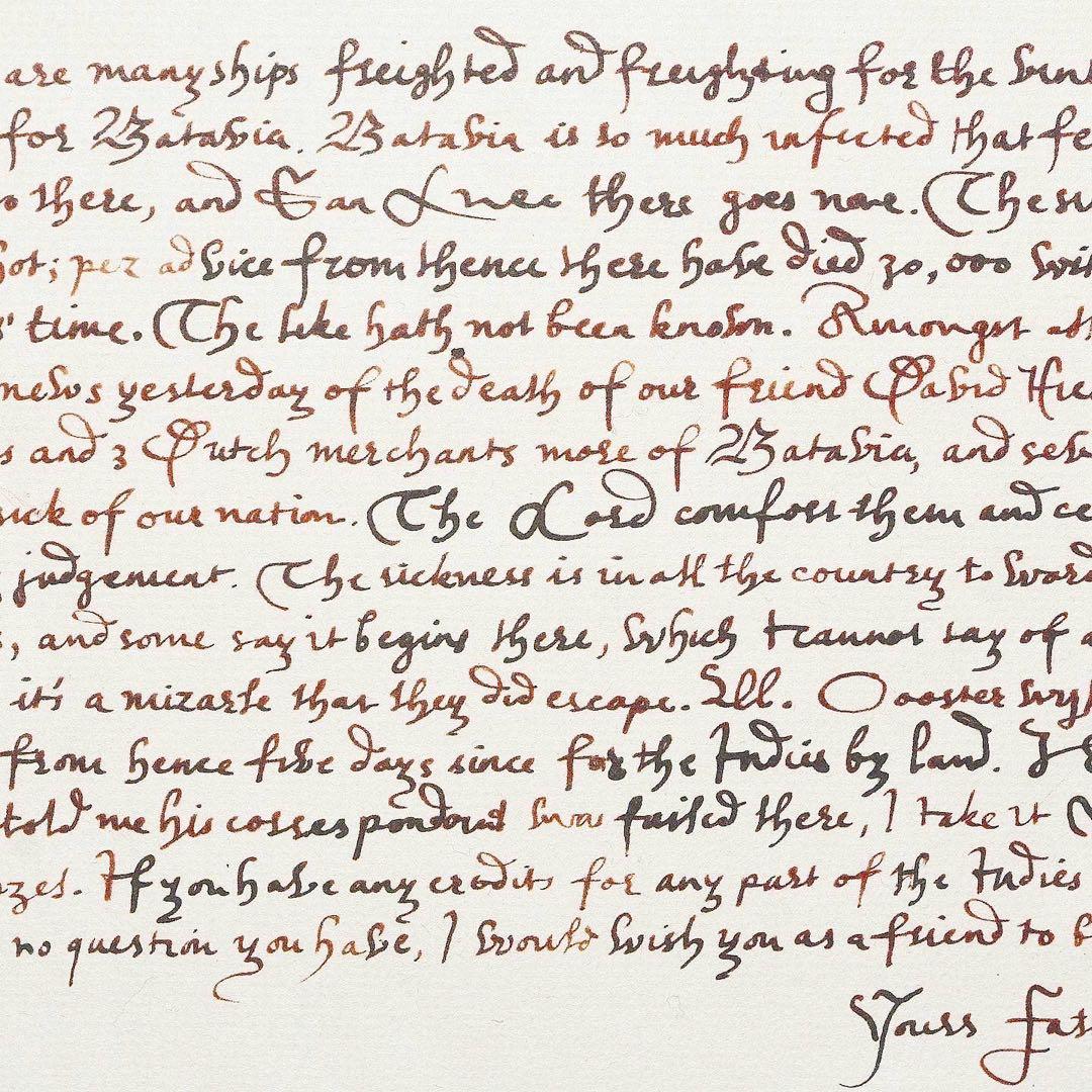 『チューリップ・フィーバー』小道具 コルネリスの手紙