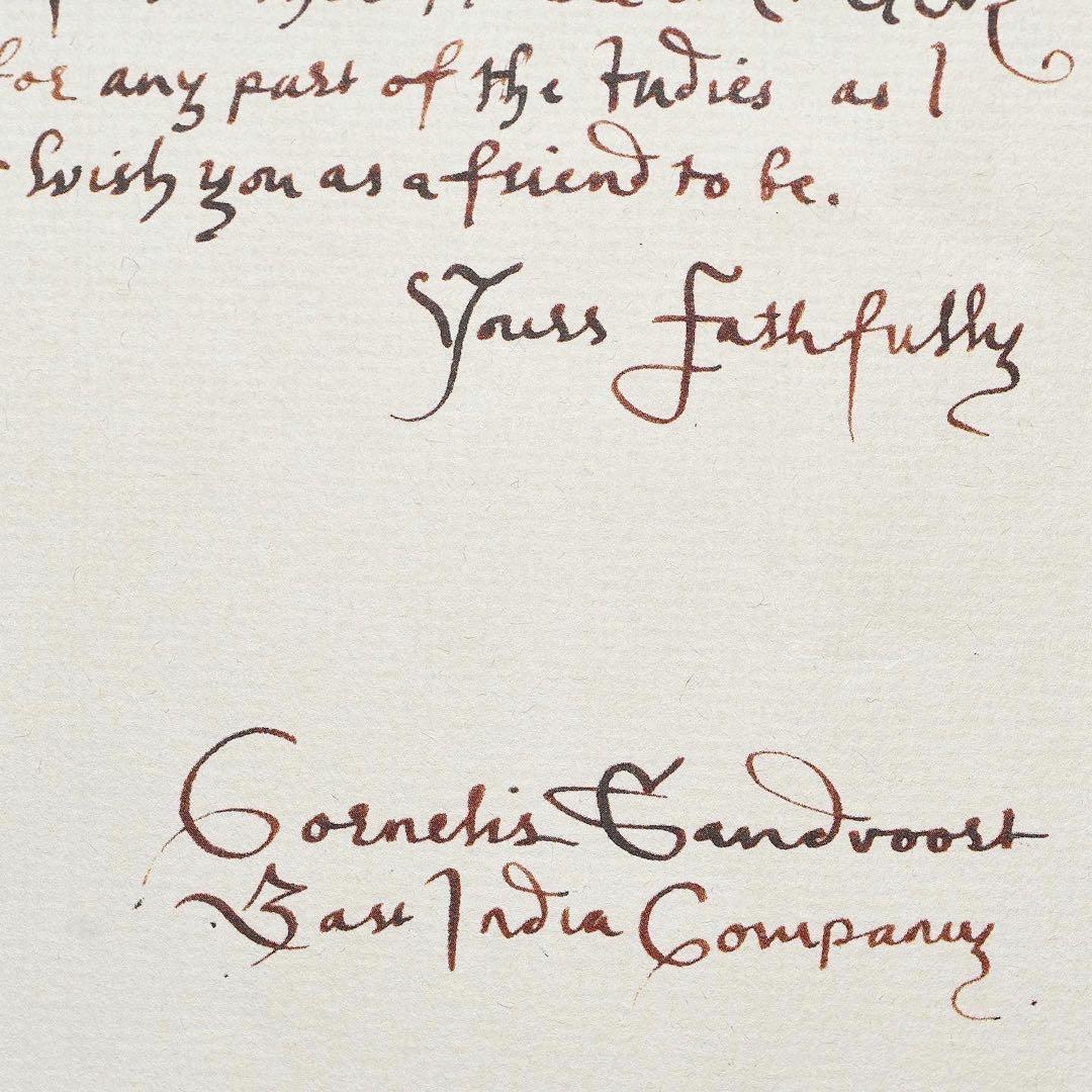 『チューリップ・フィーバー』小道具 コルネリスの手紙