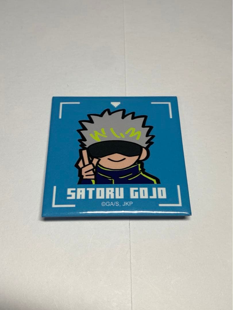 呪術廻戦 PLAZA in ロフト レトロGAME スクエア缶バッジ　五条悟