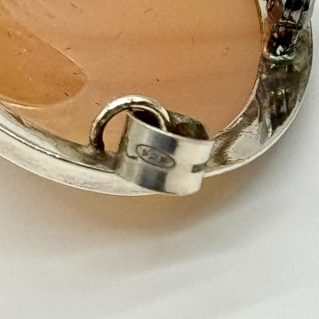 Salvatore Ferragamo フェラガモ ブローチ カメオ 925