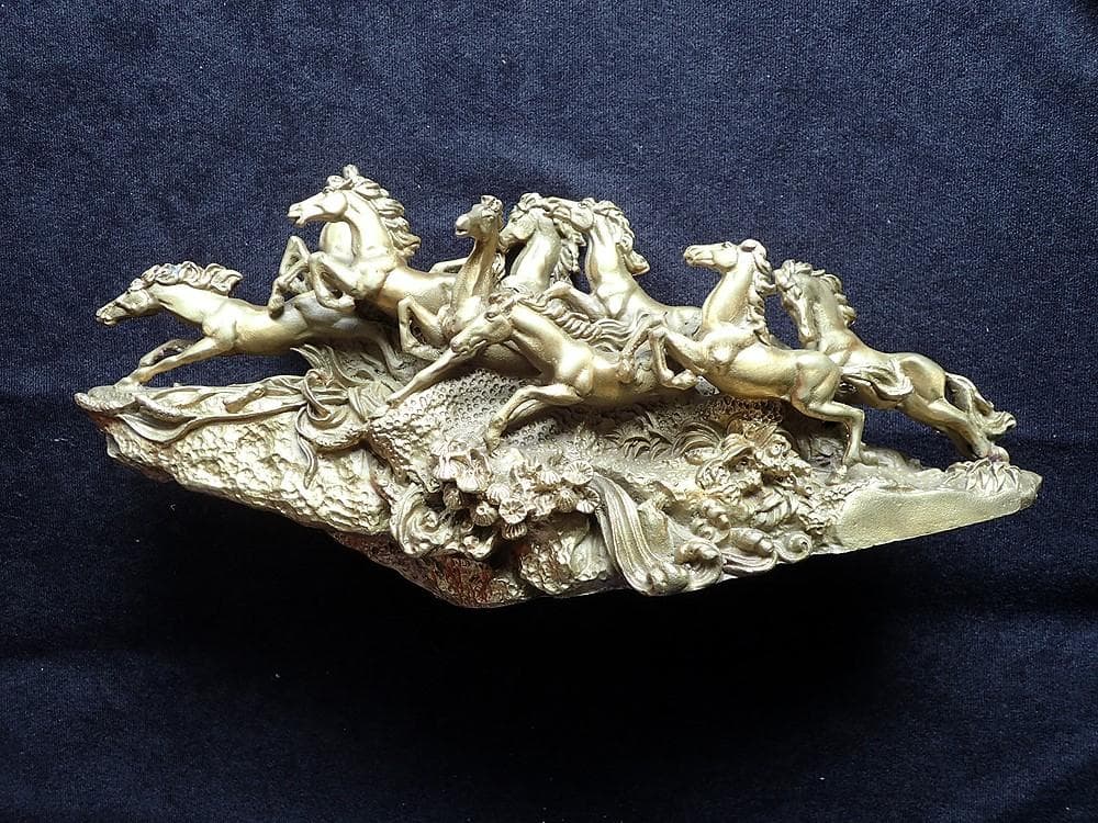 【風水】九頭馬(真鍮製)