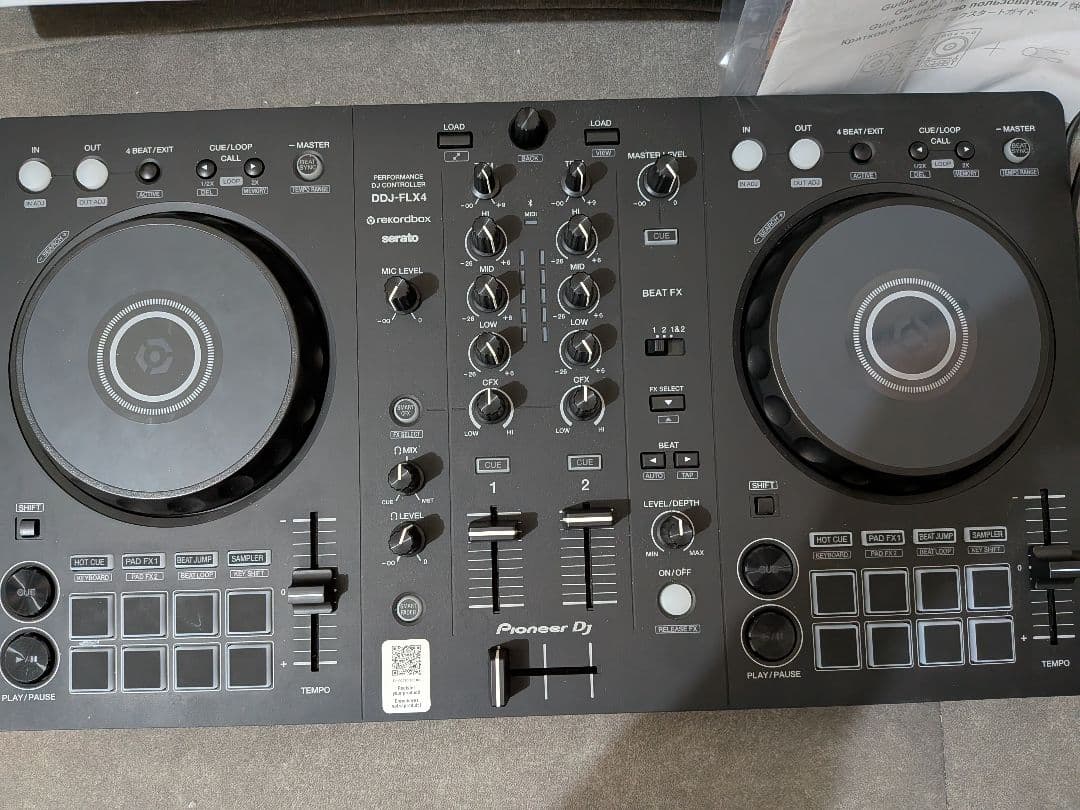 Pioneer DJ DDJ-FLX4　保証書 PCスタンド付