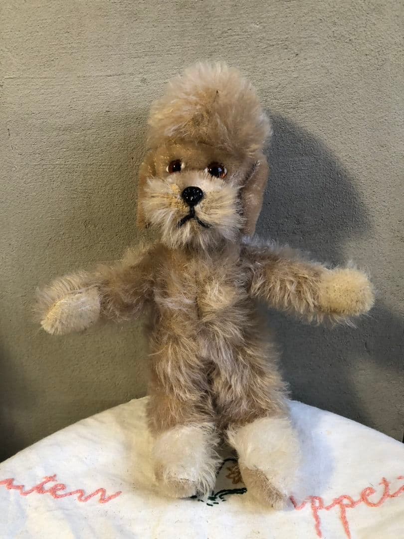 アンティーク ドイツ製 2足歩行プードル テディ