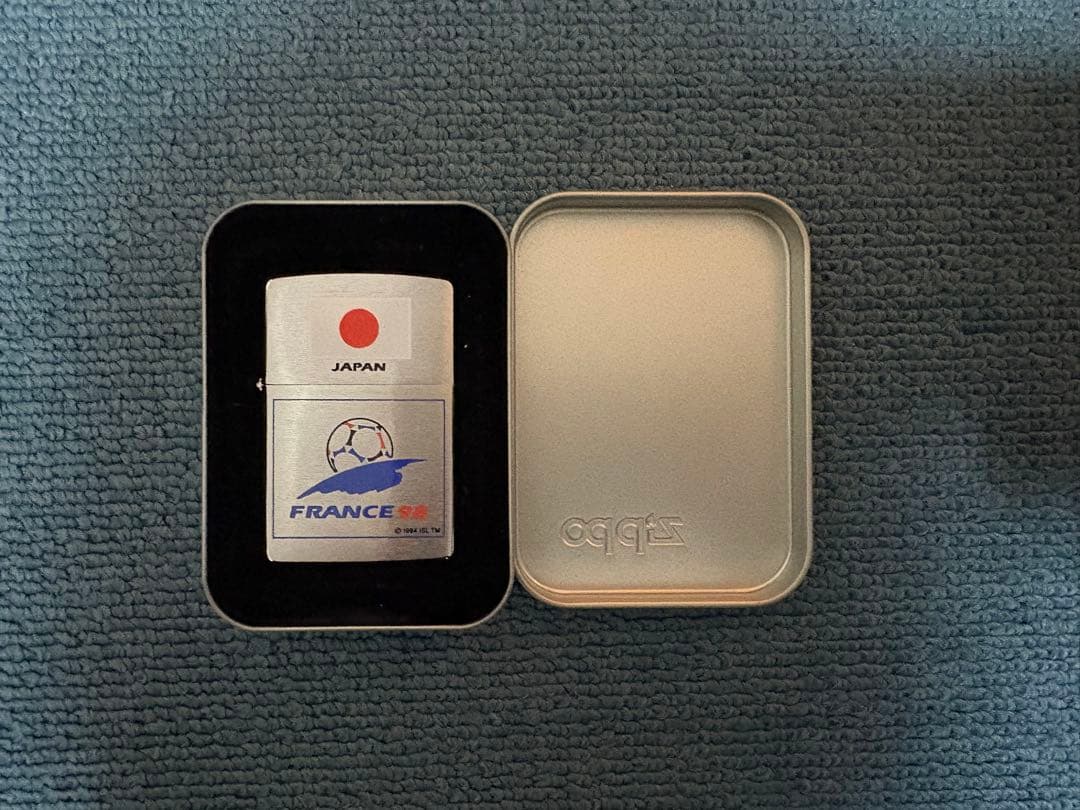【レア】 限定品 ZIPPO ライター サッカー フランスワールドカップ98