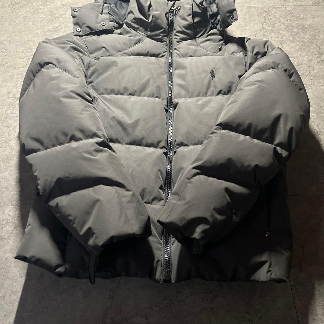 現行 美品 POLO RALPH LAUREN ダウンジャケット グレー S