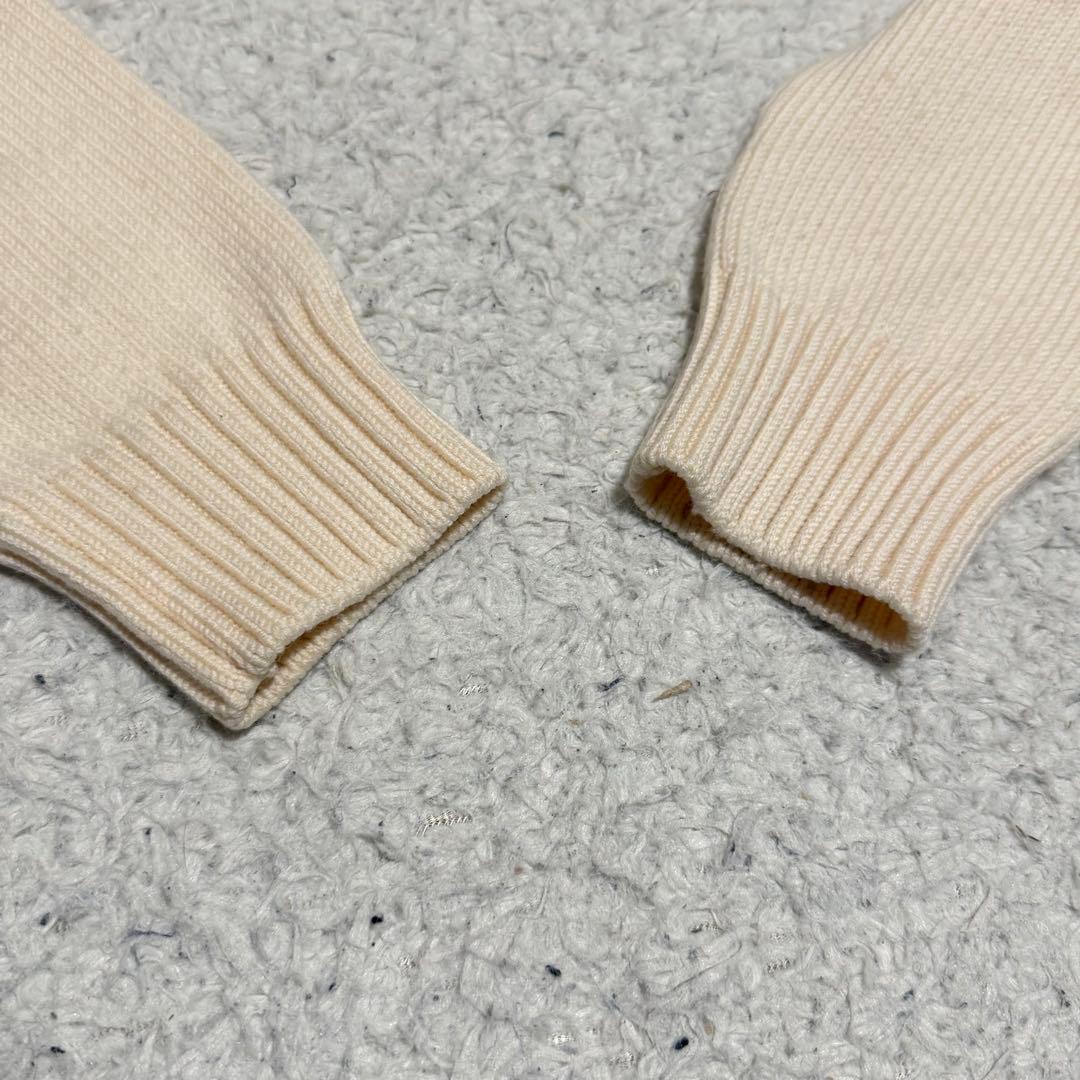 最高級イタリア製　クルチアーニ　タートルニット　ハーフジップ　フード　肉厚