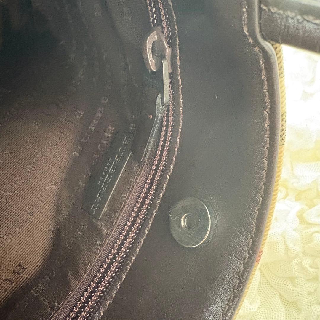 未使用級❗️ BURBERRY ハンドバッグ　ノバチェック　レザー　収納袋