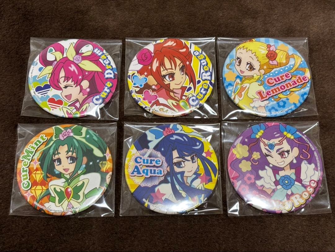 プリキュア　ふたご缶バッジ　Yes!プリキュア5GOGO
