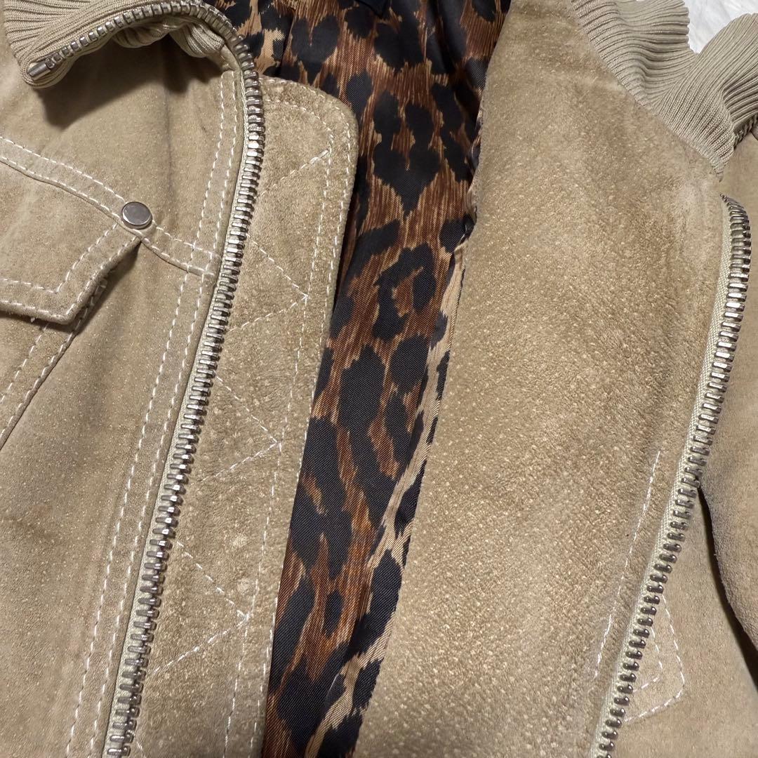 AI 本物 ドルチェ&ガッバーナ ダストウォッシュ加工 レザー ジャケット