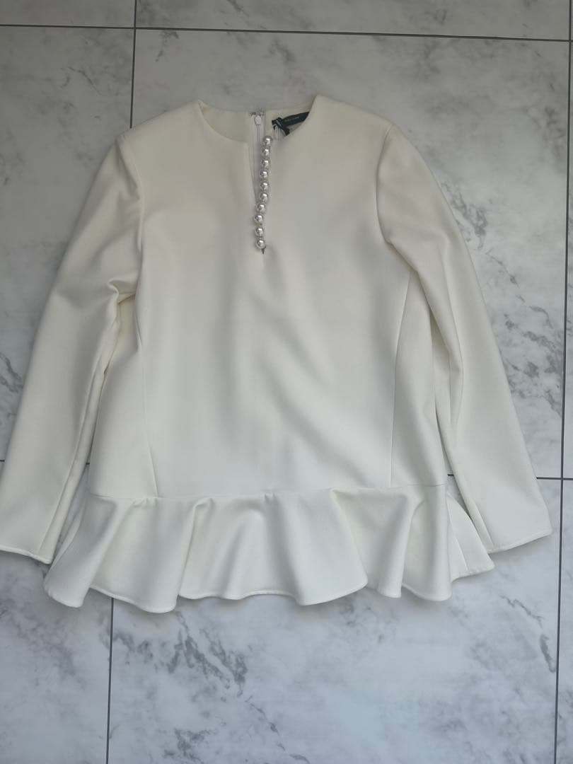 YOKO CHAN♡ホワイト 長袖 トップス 36