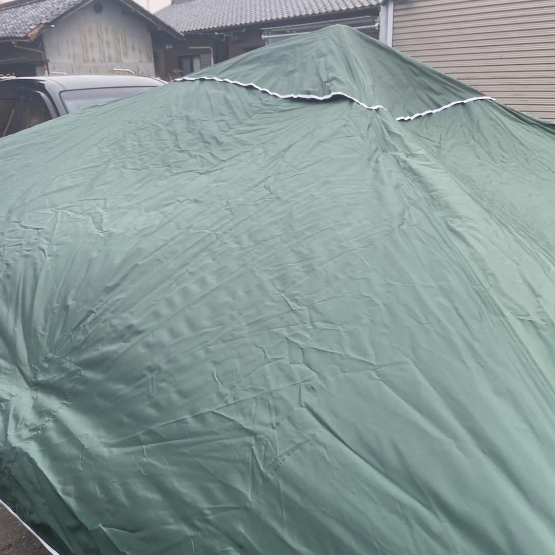 FIELDDOORタープ3m×3m UVカット耐水 サイドシート 2枚付き