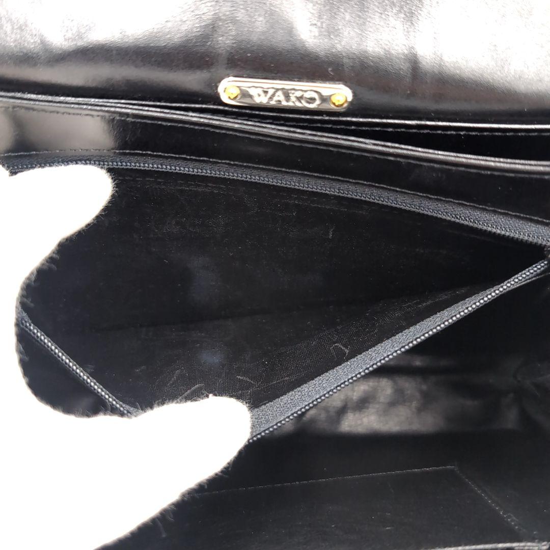 美品✨️ ワコウ 銀座和光 ハンドバッグ ブラックフォーマル 冠婚葬祭 自立