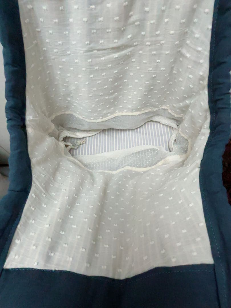 blue bleu bleue フレンチファブリック・キャリーバッグ