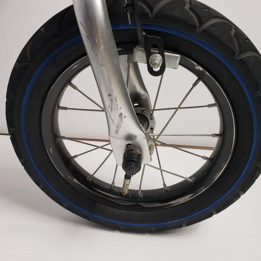 へんしんバイク　ブルー　青　スタンド付き　ペダル付き