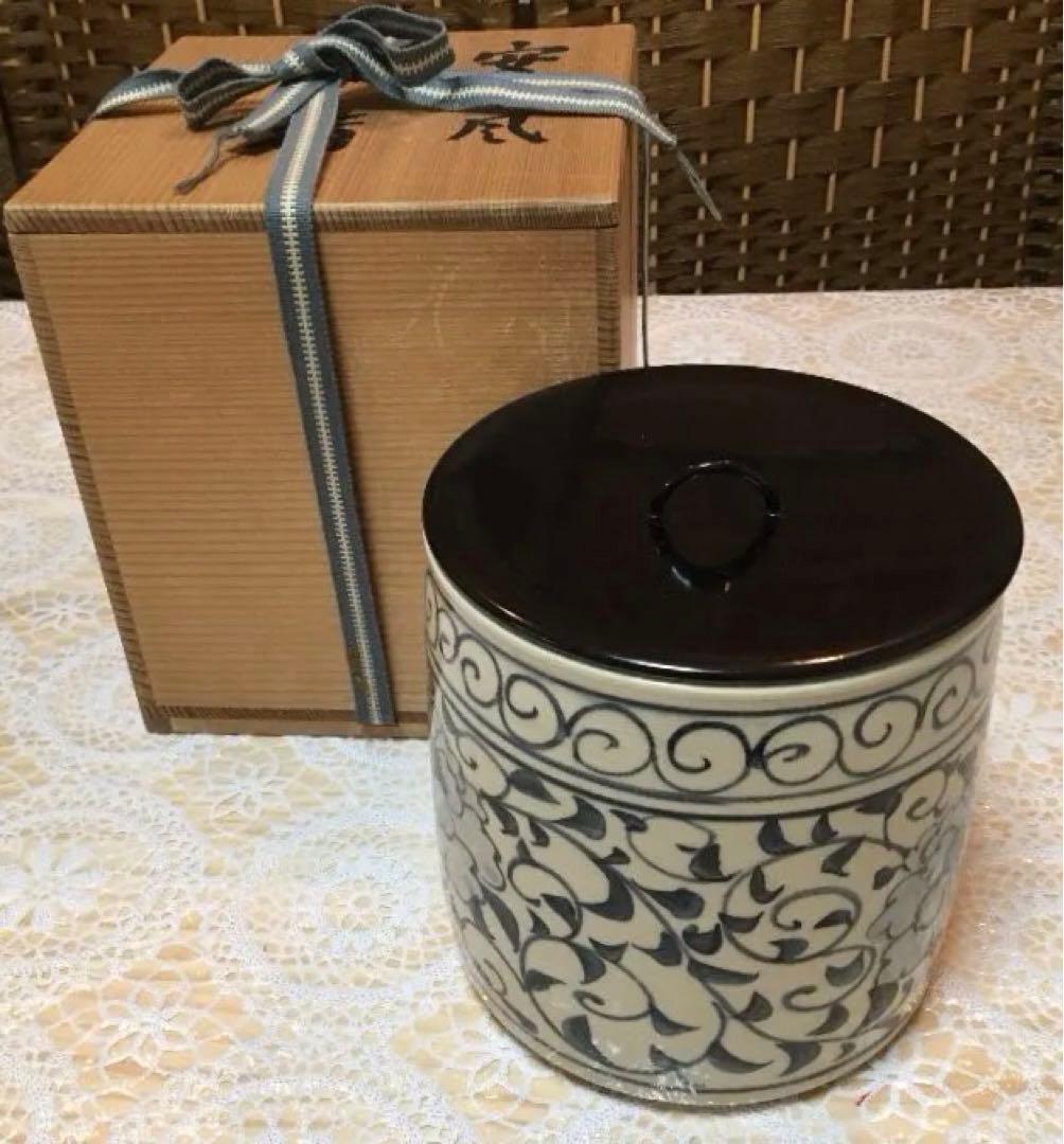 茶道具 水指 安南風 水指 直径約147ミリ 高さ約1 45ミリ N688