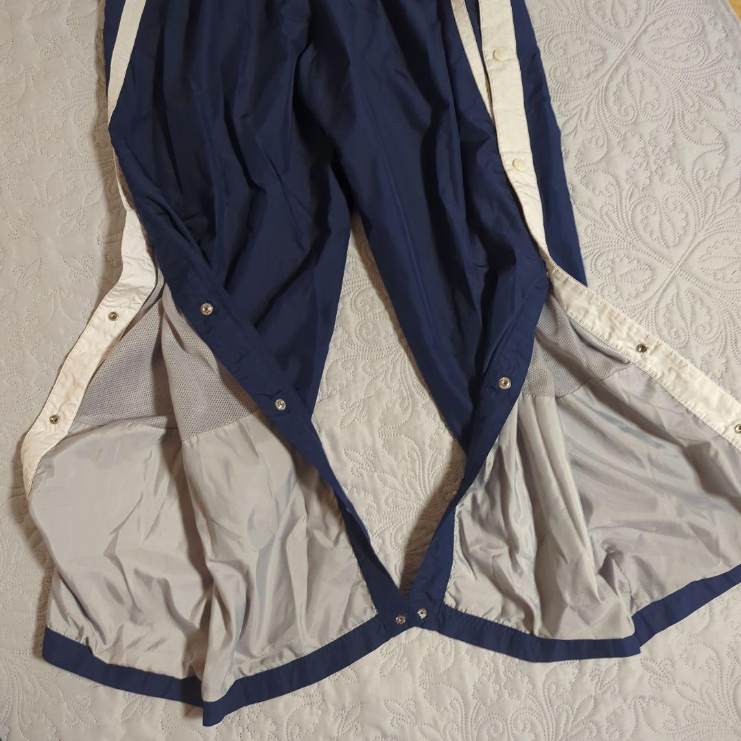 00s　ナイキ　トレーニングフェア　上下　XL　ジャージ　バスケ　部活　白　紺