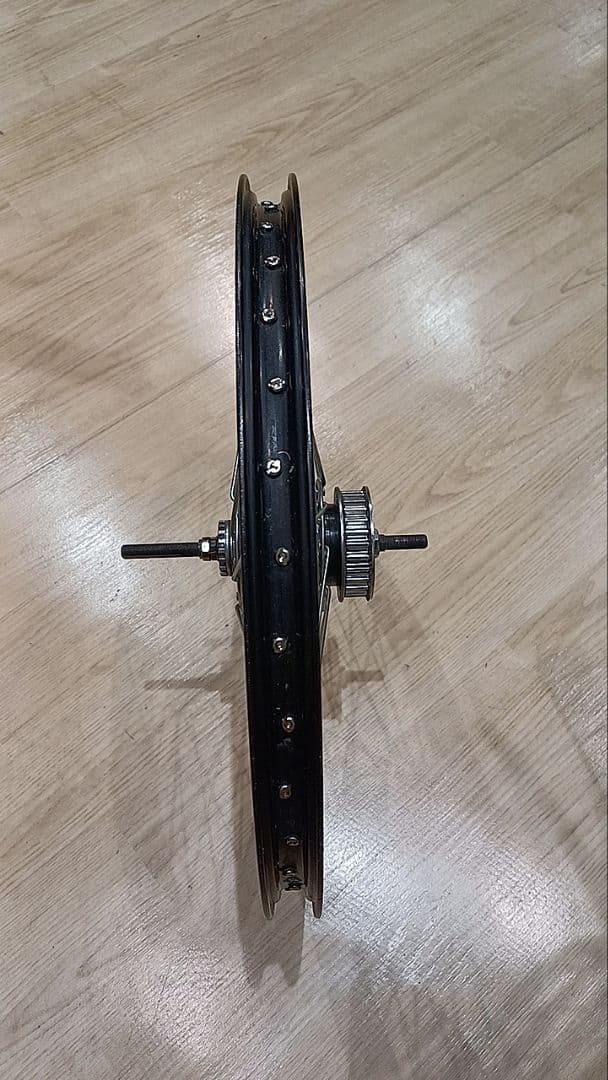 ブリヂストン 20インチベルトドライブ専用リアホイール手組　ビッケ　ラクット