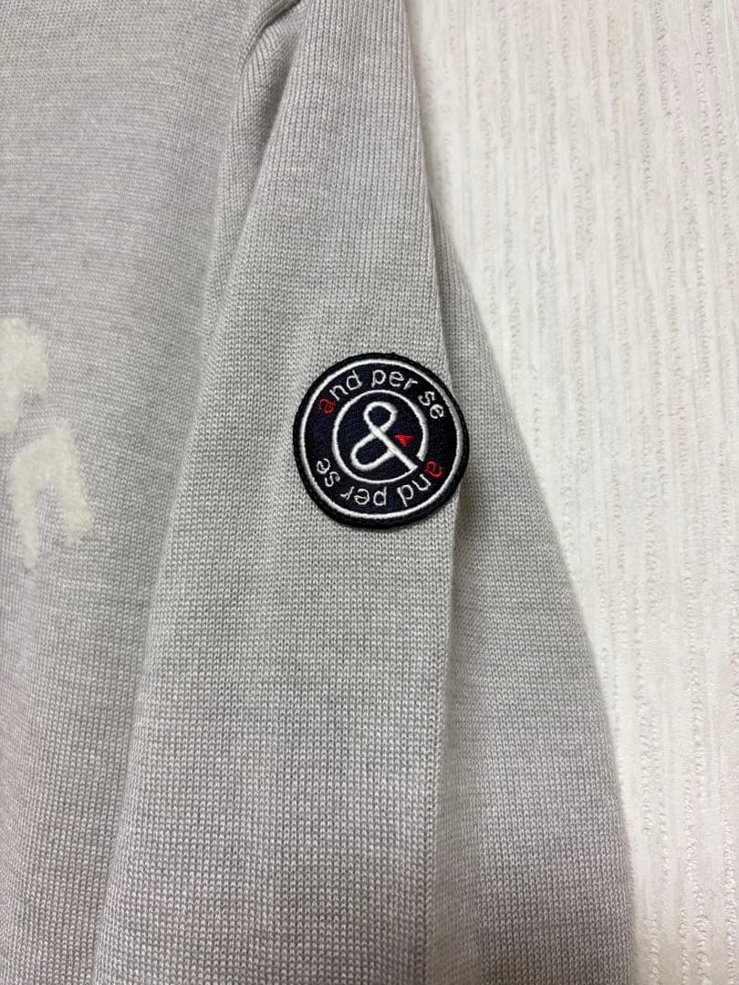 and per se アンパスィ　クレアニット　クルーネックセーター　日本製