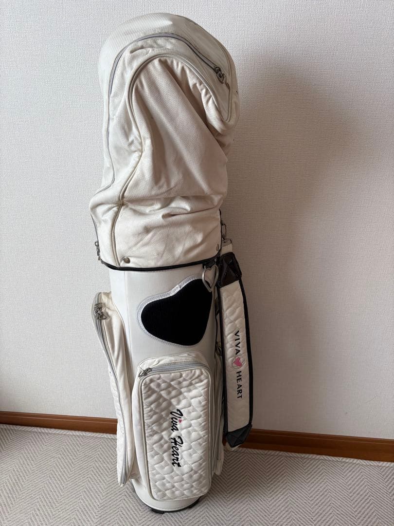 VIVA HEART ゴルフバッグ ホワイト