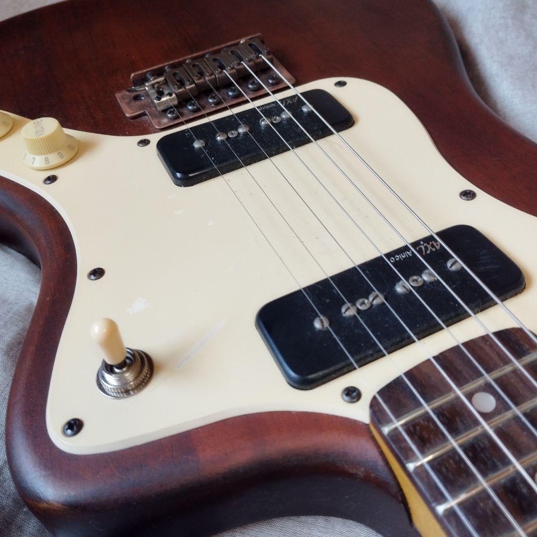 AXL guitars AZ820 6弦周りヘッド割れ修理　アルニコP90