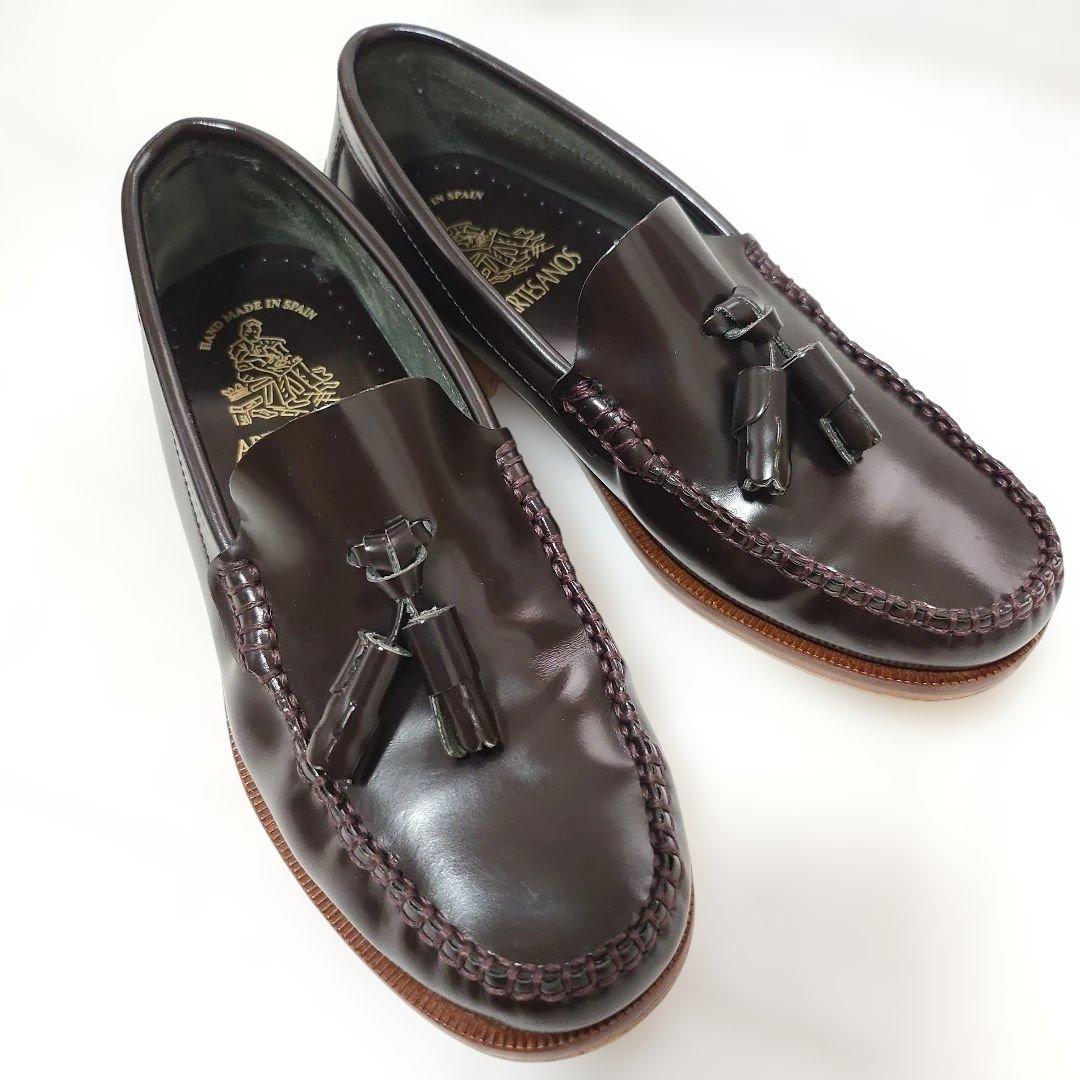 美品❤ARTESANOSアルテサノス　タッセルローファー　ブラウン