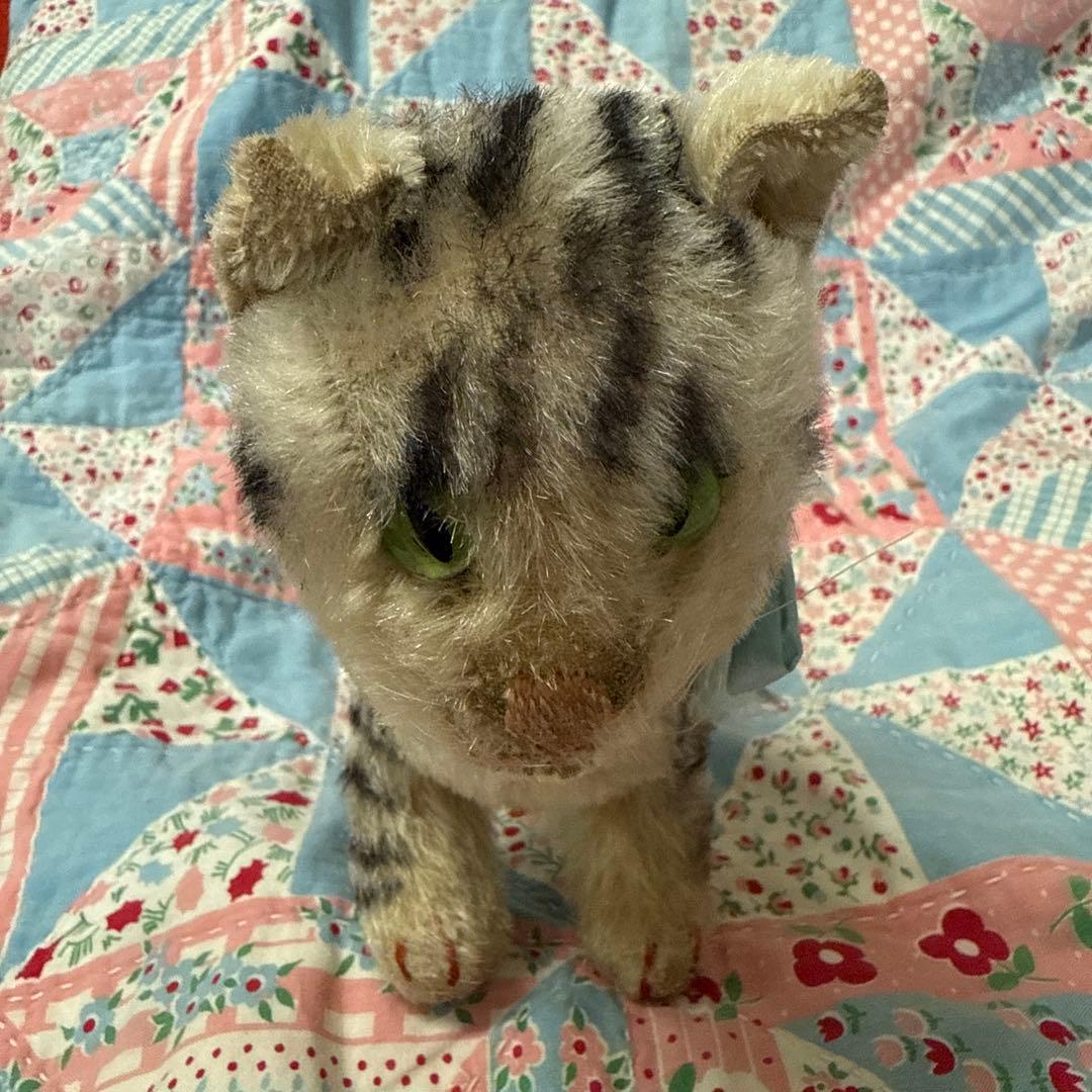 ドイツsteiffシュタイフ猫のぬいぐるみ
