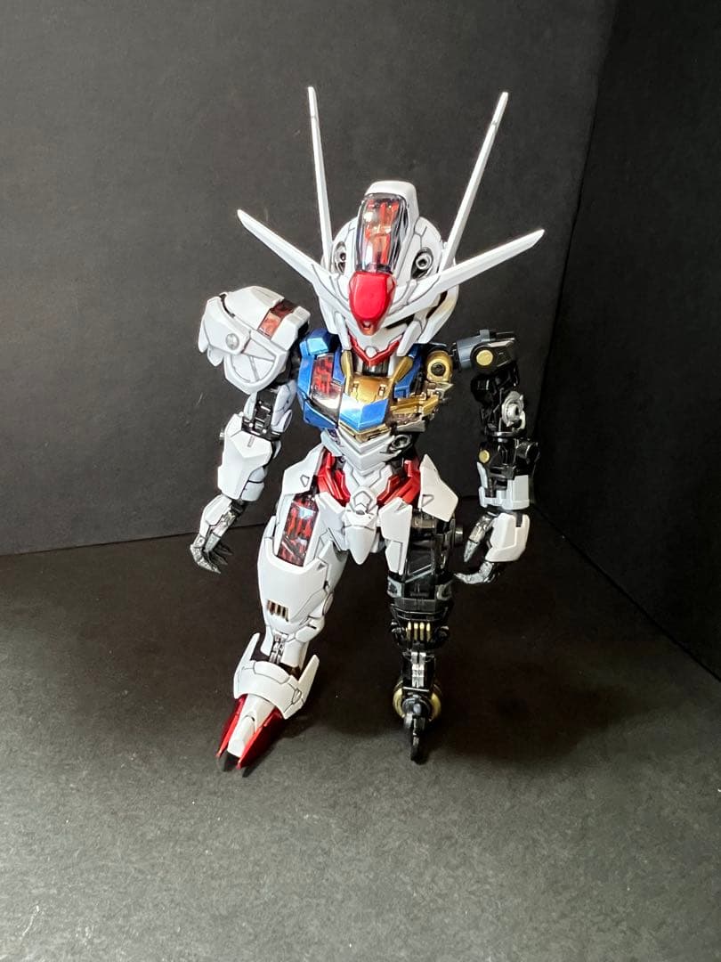 MGSD ガンダムエアリアル 塗装完成品+ウェポンディスプレイベースウエポン