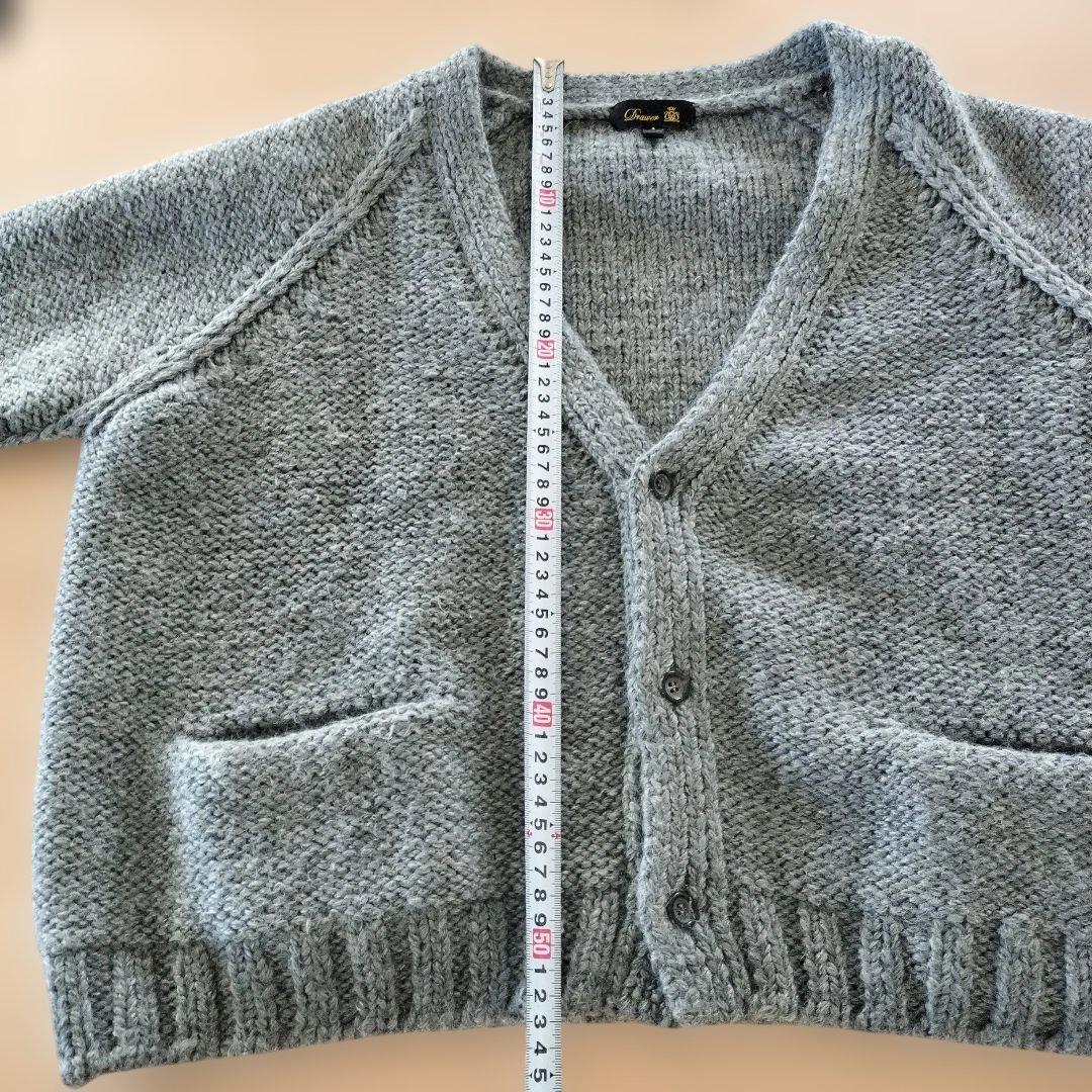 ドゥロワー　ウール　カーディガン　ニット　drawer 　ユナイテッドアローズ