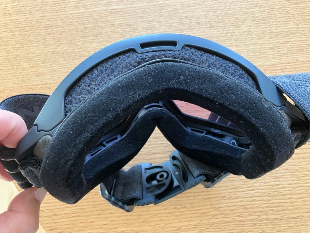 ⚠️中古SWANS ROVOゴーグル lens中央に傷あります クリア換レンズ付