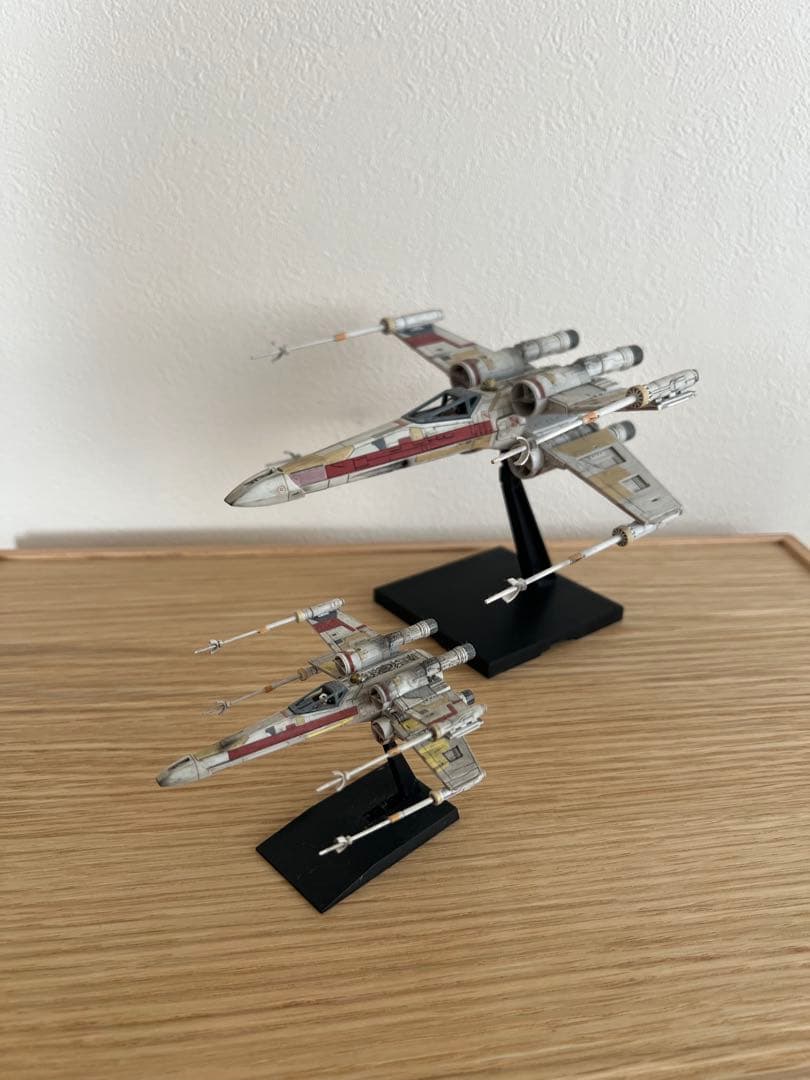 スターウォーズ　X-Wing Fighter プラモデル完成品　2機セット